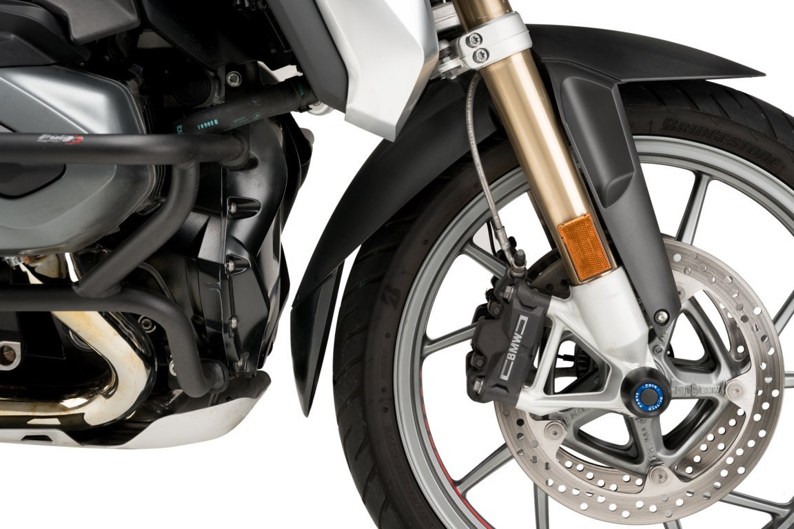 Faldón Guardabarros Delantero PUIG BASIC MODEL 120 mm. BMW R1250GS (18-24); R1200GS ADVENTURE; R1200GS; R1250GS ADVENTURE Negro