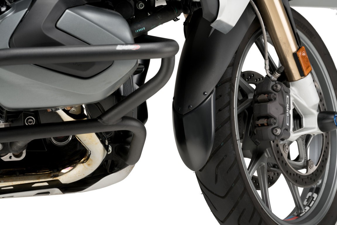 Faldón Guardabarros Delantero PUIG BASIC MODEL 120 mm. BMW R1250GS (18-24); R1200GS ADVENTURE; R1200GS; R1250GS ADVENTURE Negro