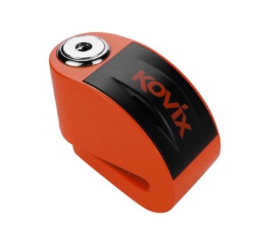 Antirrobo Disco KOVIX KT6-FO ALARMA Naranja Fluor PIN 6mm.