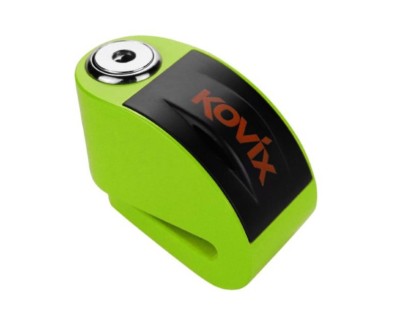 Antirrobo Disco KOVIX KT6-FO ALARMA Verde Fluor PIN 6mm.