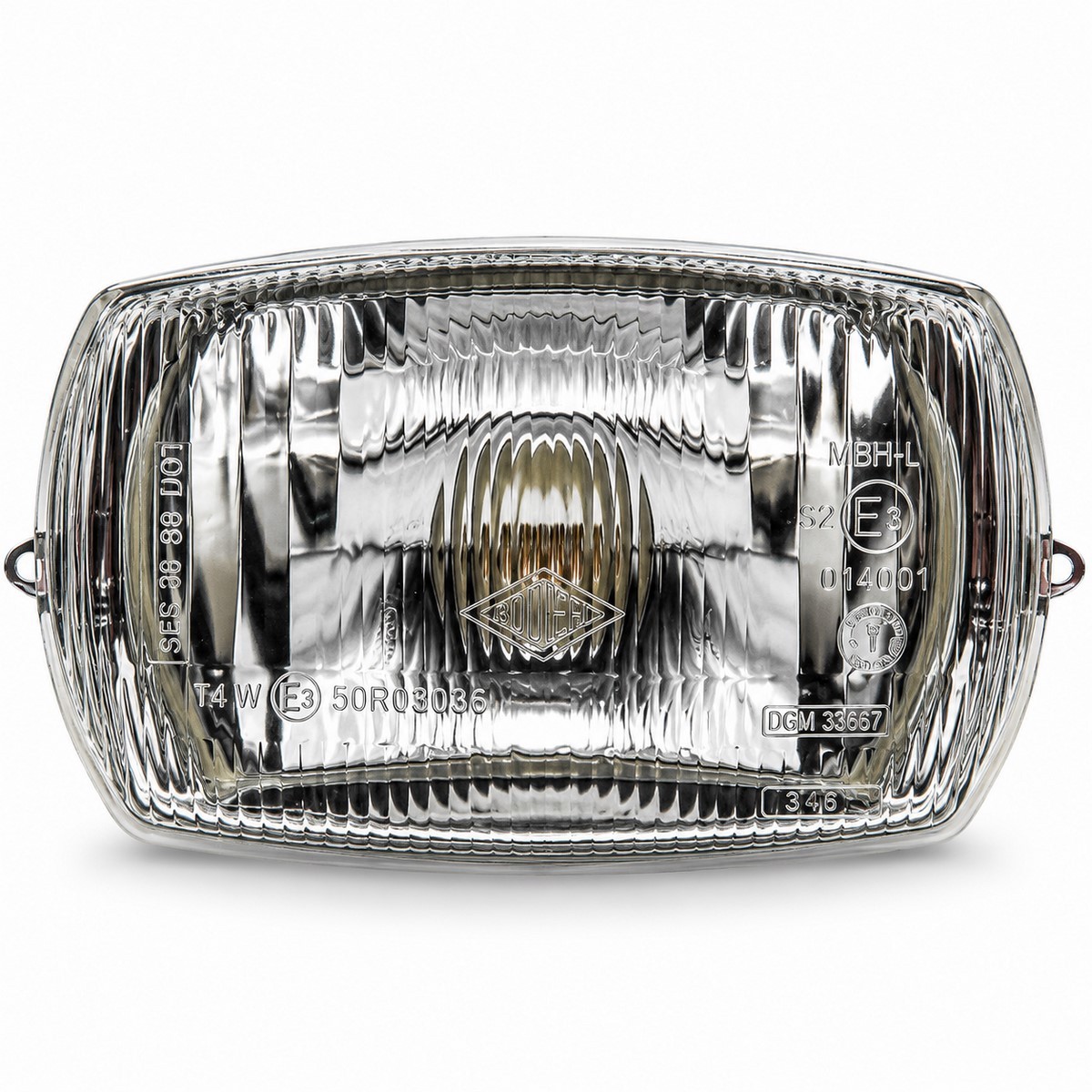 Óptica de faro Puch Suzuki Maxi, Puch Cobra M82, Mobylette Cady
