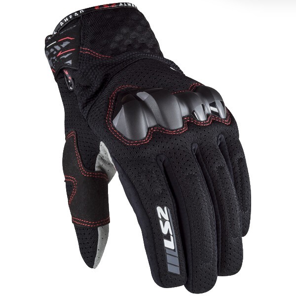 Guantes moto transpirables con refuerzo en pulgar y palma