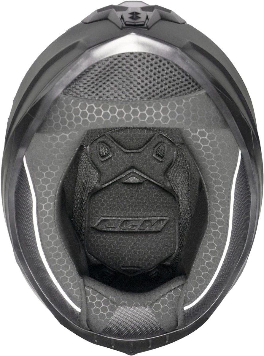 Casco CGM 321G ATOM SPORT Negro/Rojo Mate 4