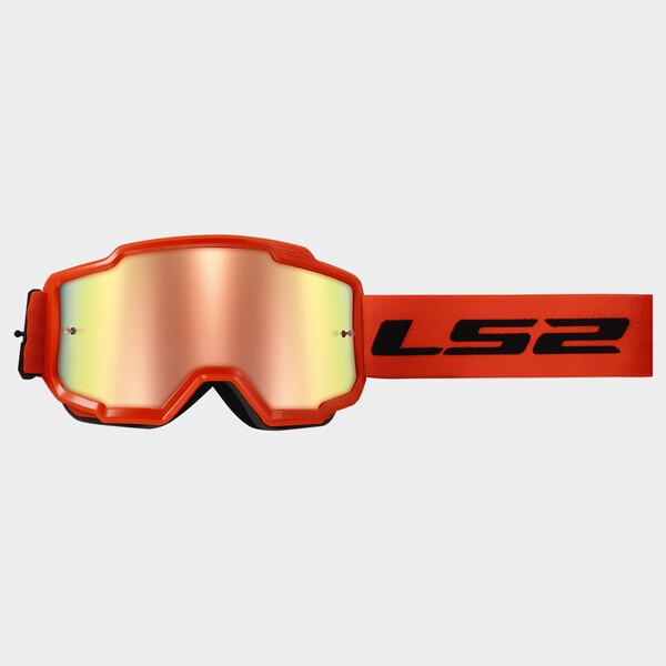 Imagen frontal de las Gafas Cross Enduro LS2 Modelo Charger con diseño ergonómico.