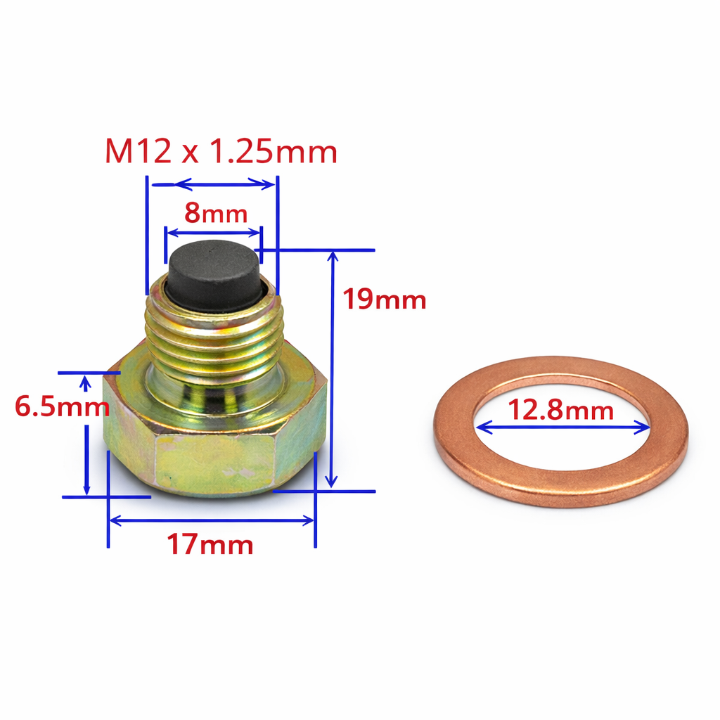 Tornillo de vaciado de aceite 12 x 125