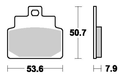 Pastillas de freno SBS P153-HF