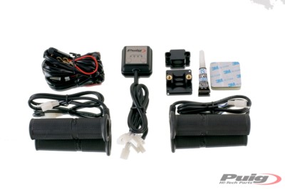 Puños calefactables PUIG 5020N universales para moto 22mm 130mm