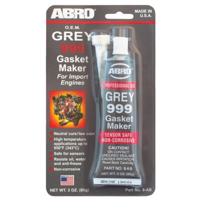 Sellador formador de juntas RTV Grey 999 alta temperatura seguro para sensores de oxígeno