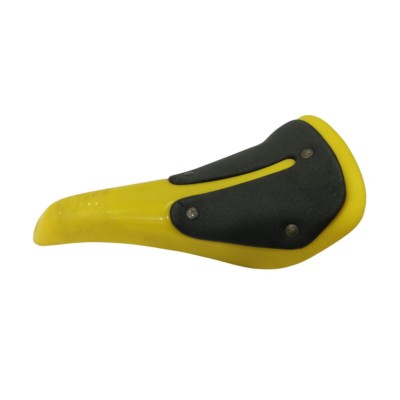 Sillín Ges Spider amarillo de plástico para bicicleta BMX, diseño ligero y resistente