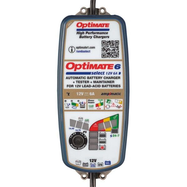 Cargador/Mantenedor de baterías OPTIMATE 6 SELECT TM-370 5