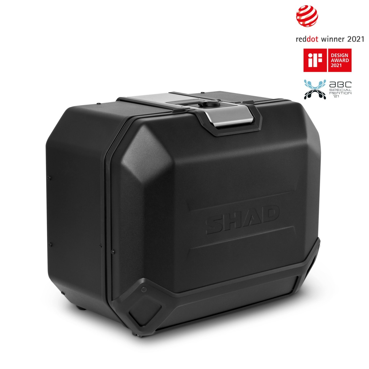 Maleta Shad TERRA TR47R Lateral Derecha Aluminio Black Edition