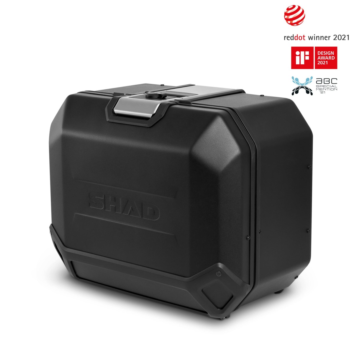 Maleta Shad TERRA TR47L Lateral Izquierda Aluminio Black Edition