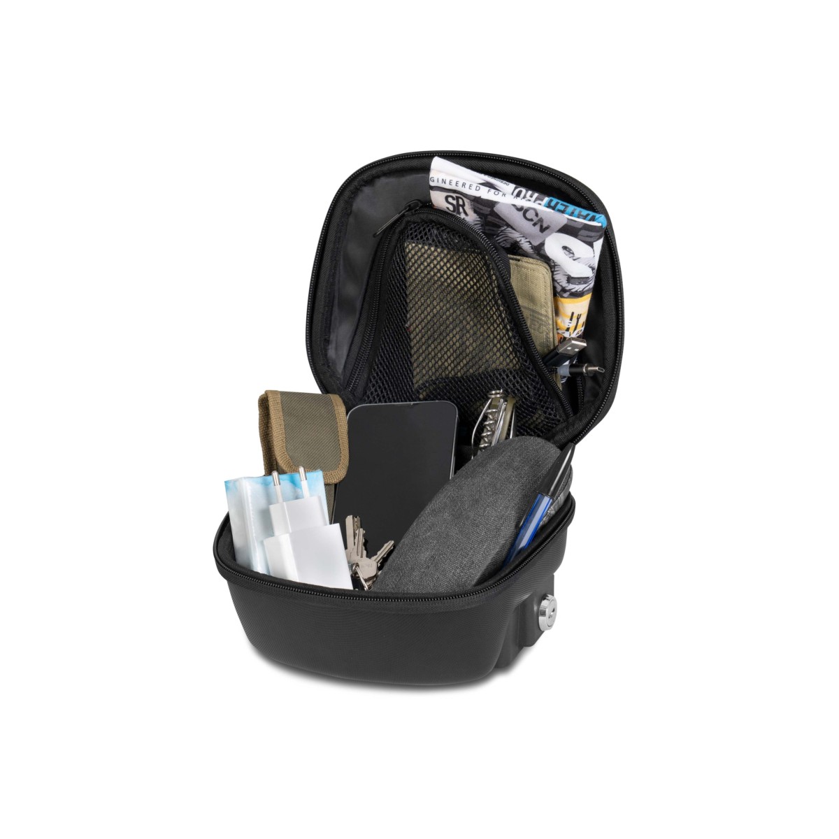 Bolsa de depósito SHAD E03CL PRO click system doble cierre y ampliable (3-4 ltrs.)