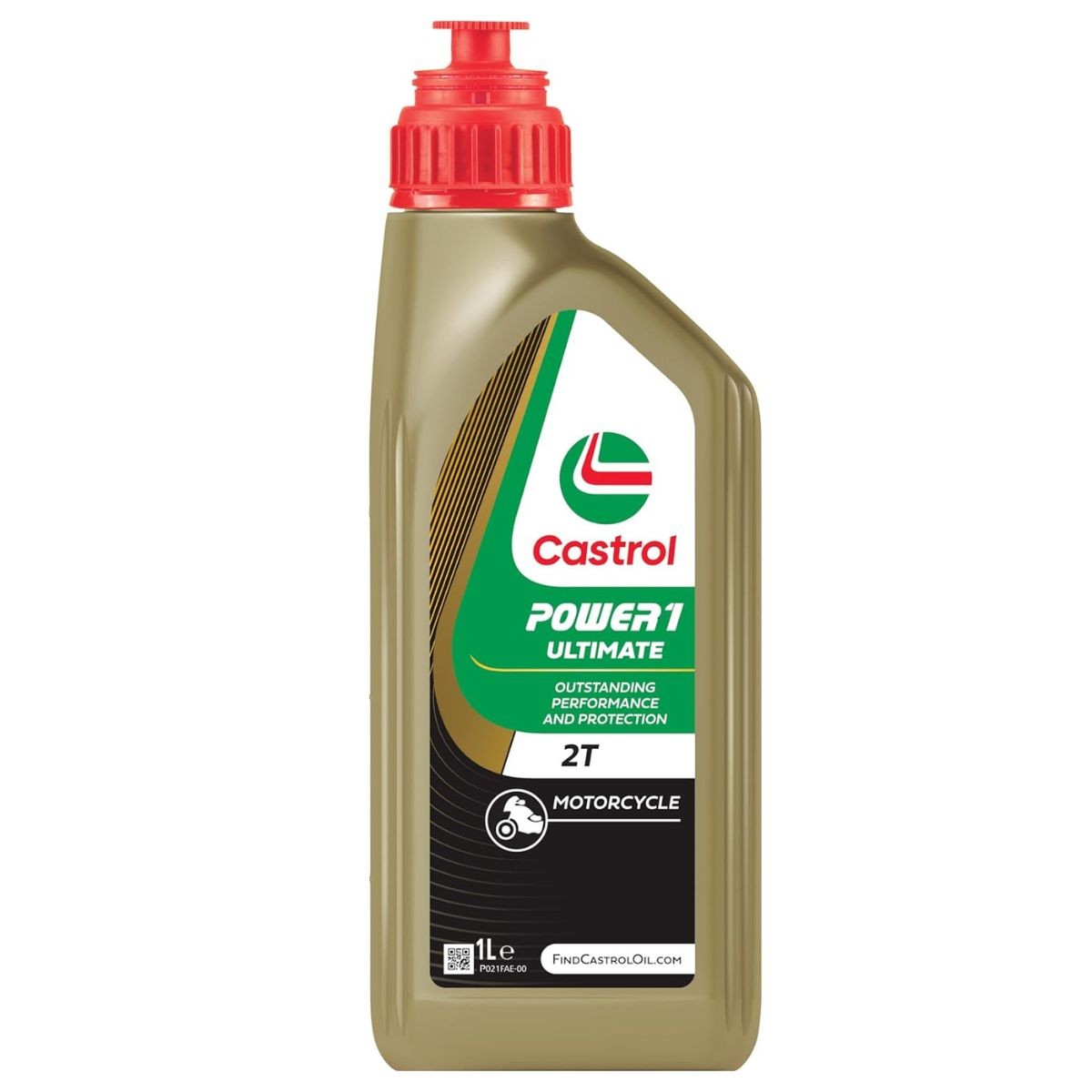 Botella Castrol Power1 Ultimate 2T alto rendimiento moto
