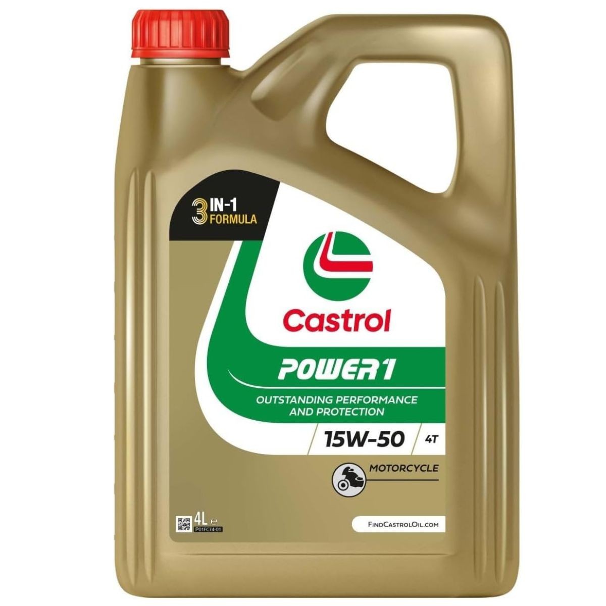 Castrol Power1 4T 15W-50 4L aceite moto