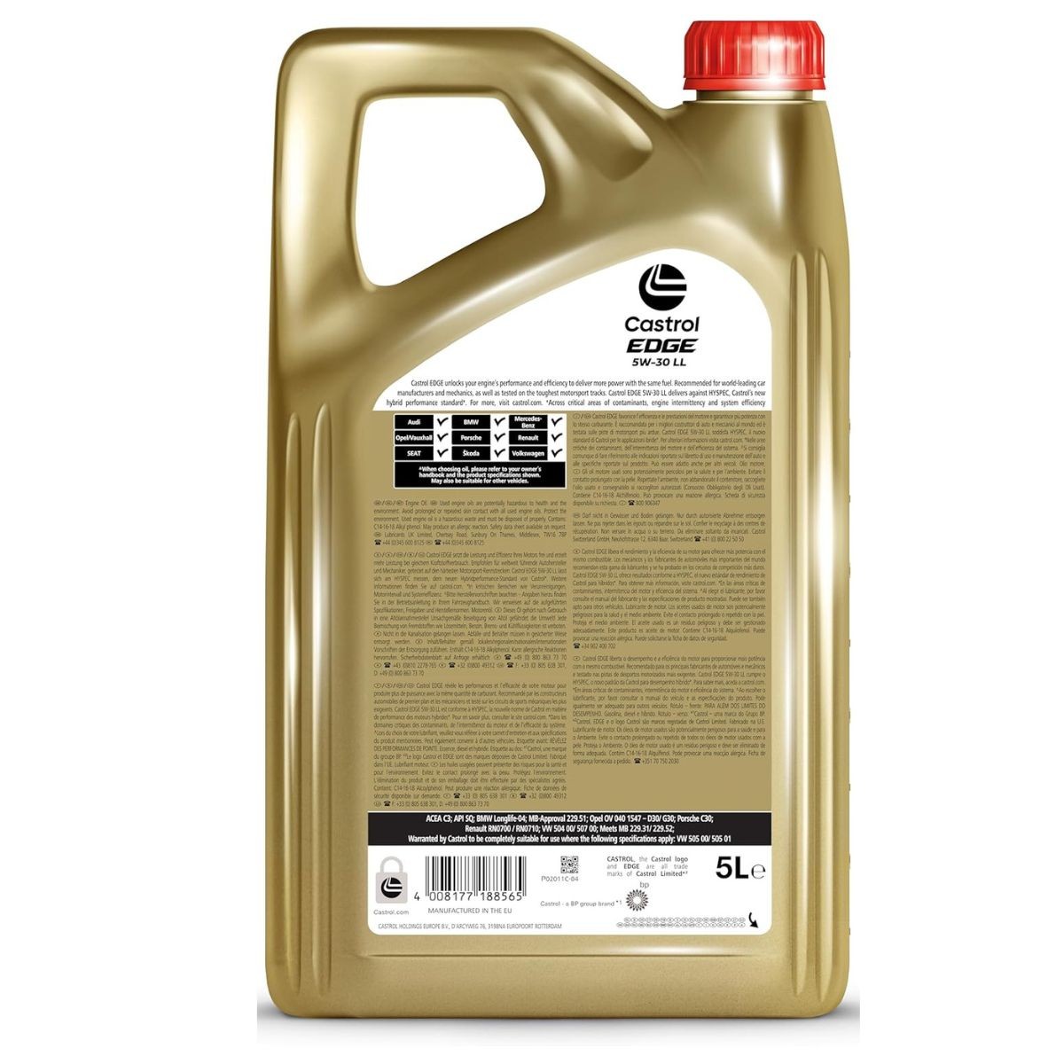 Aceite Castrol Edge FST 5W30 5 Litros