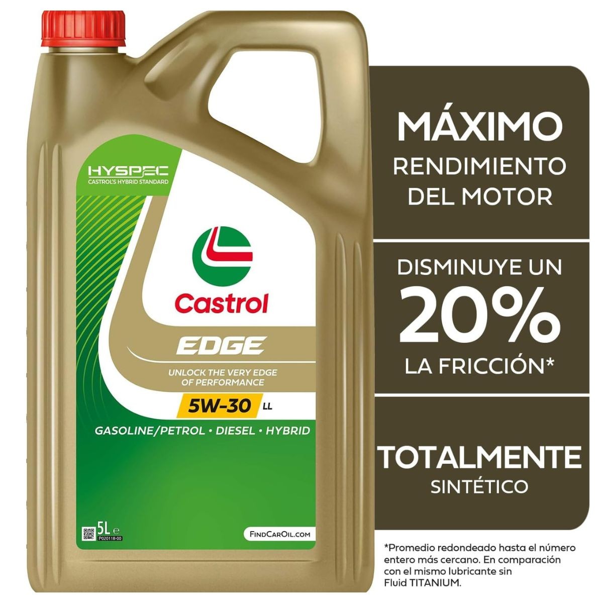 Aceite Castrol Edge FST 5W30 5 Litros