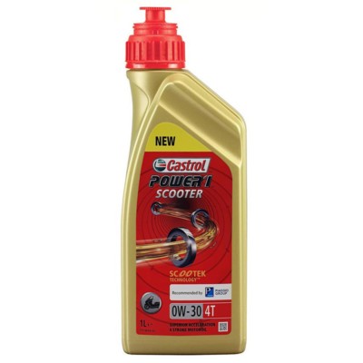 Aceite Castrol Power 1 0W30 Scooter 4T 1 L.