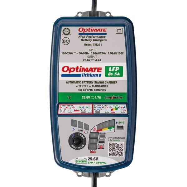 Cargador/Mantenedor de baterías OPTIMATE LITHIUM 8S 5A 2