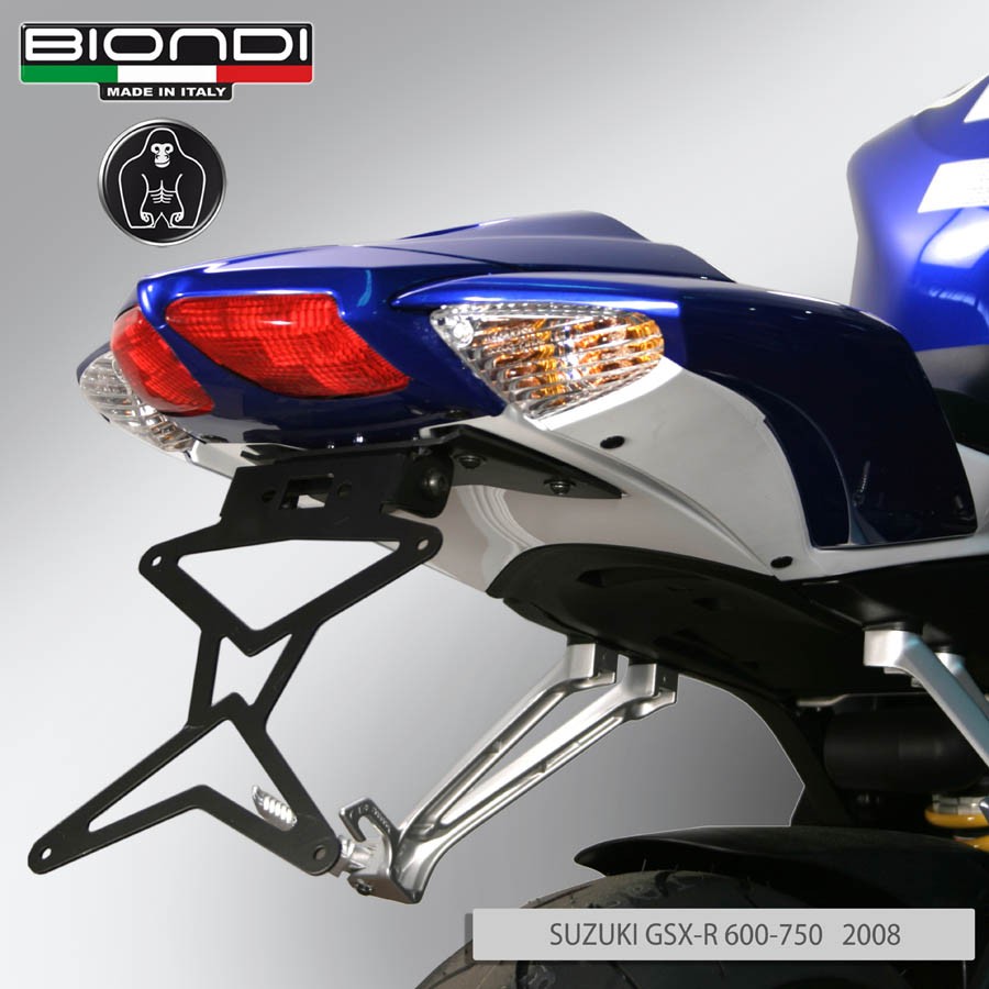 Soporte de Matrícula Suzuki GSX-R 600/750 2008