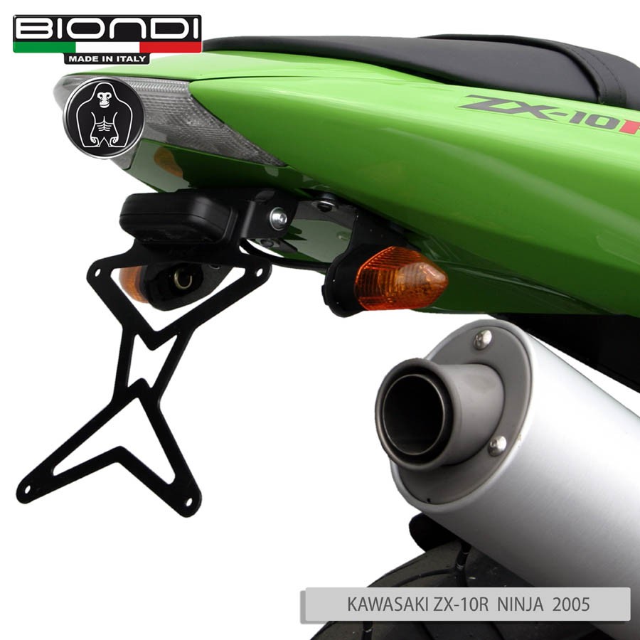Soporte de Matrícula Kawasaki ZX-10R Ninja 998cc. 2005