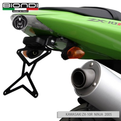 Soporte de Matrícula Kawasaki ZX-10R Ninja 998cc. 2005