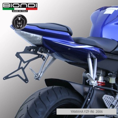 Soporte de Matrícula Yamaha YZF-R6 600 '06-'08