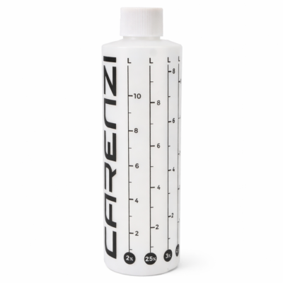 Medidor aceite 2T Carenzi 250ml con escala 2% 3% 4%