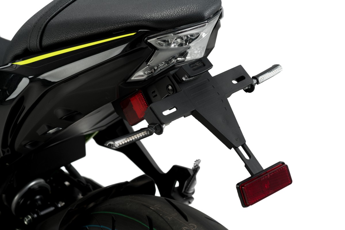 Soporte portamatrículas PUIG 9353N compatible Kawasaki Z650 Ninja 650