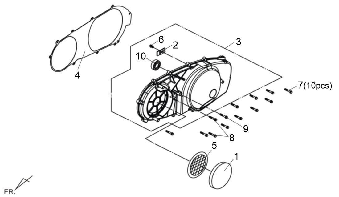Junta cárter SYM Maxsym 400i ABS E5