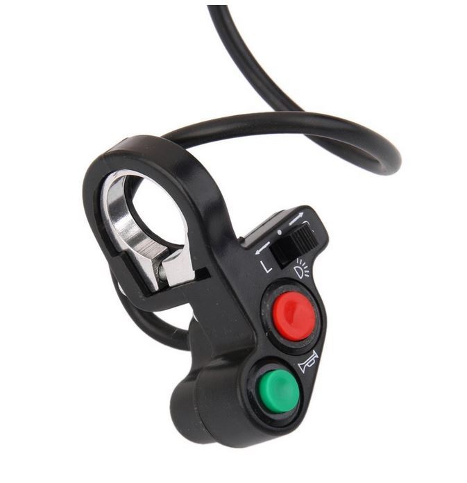 Mando universal para intermitentes, claxon y warning moto