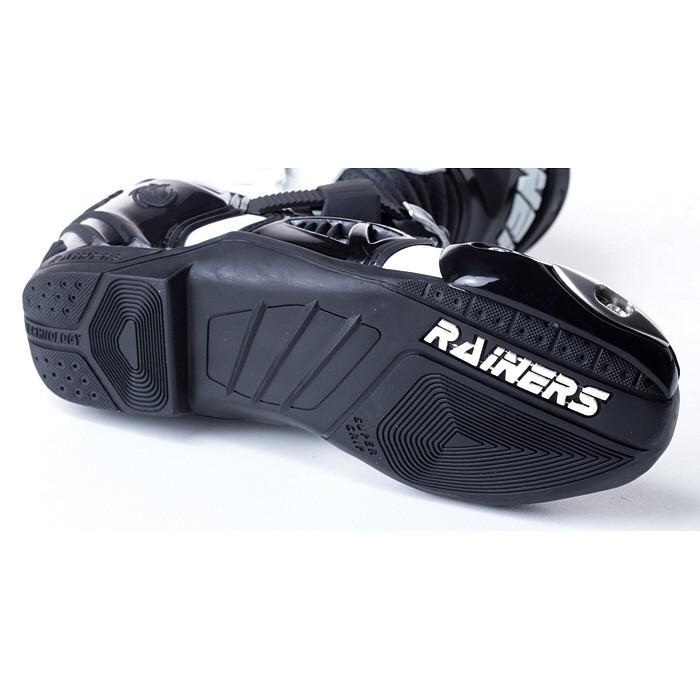 Botas RAINERS 999 RACING BLANCO/NEGRO 4