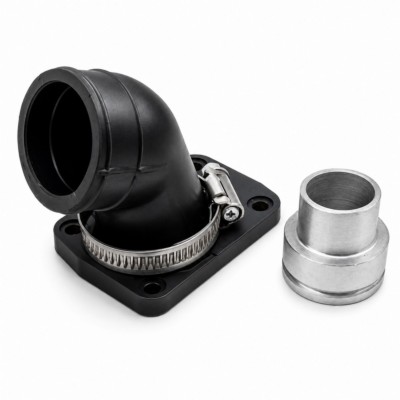 Tobera de admisión para Derbi Variant Start Furax Aventura Ø30 mm con casquillo Ø23 mm