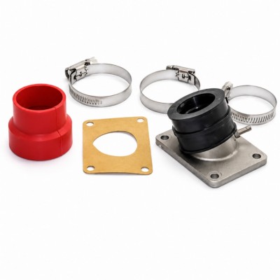 Tobera admisión 30mm con toma de engrase para Derbi Senda 50cc