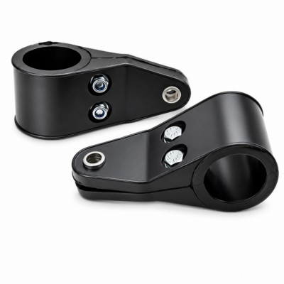 Soportes de faro en goma para horquilla 38 mm moto clásica