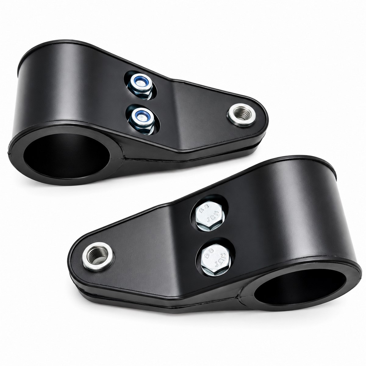 Soportes de faro en goma 35 mm para barras de horquilla de moto