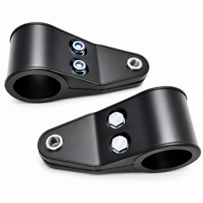 Soportes de faro en goma 35 mm para barras de horquilla de moto