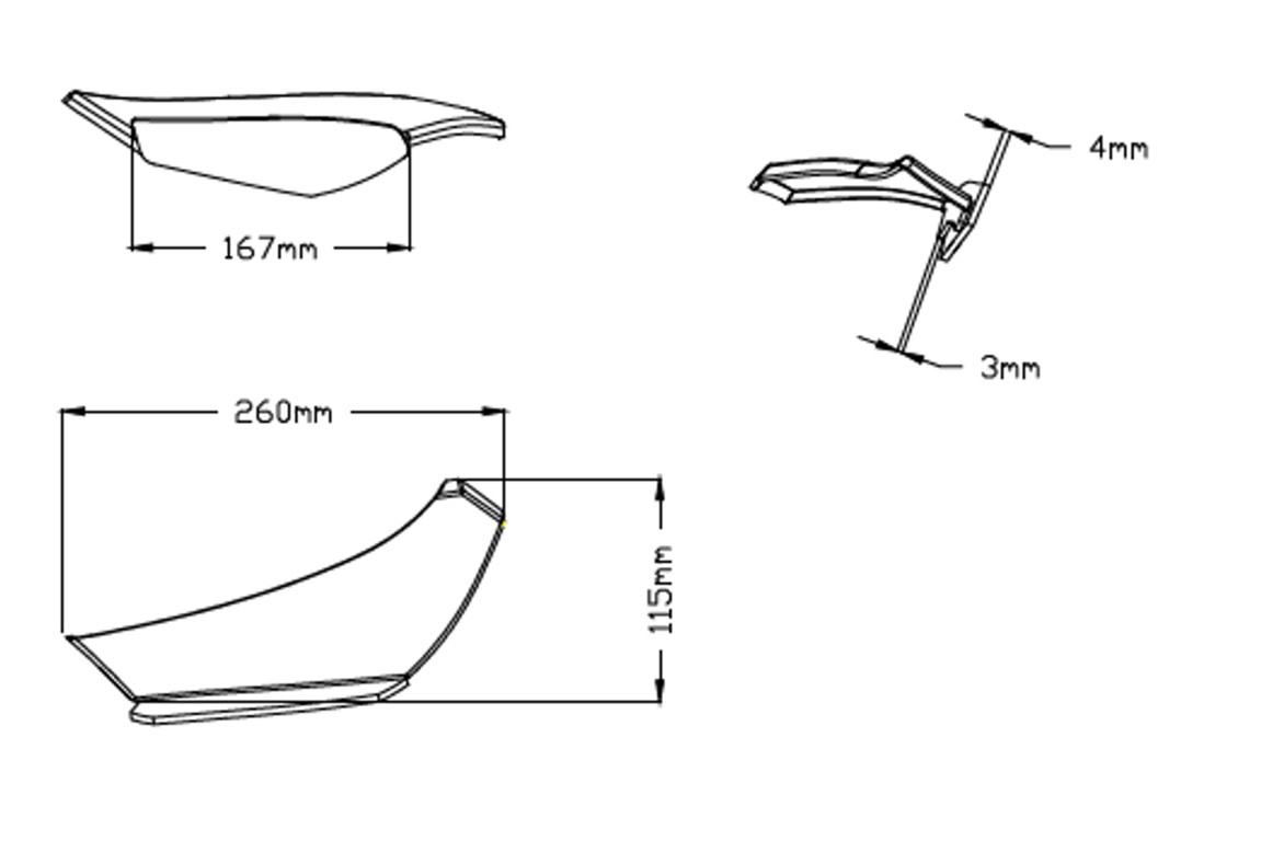 Alerones LATERALES DOWNFORCE SPORT PUIG GP YAMAHA YZF-R1 2020-2024 4