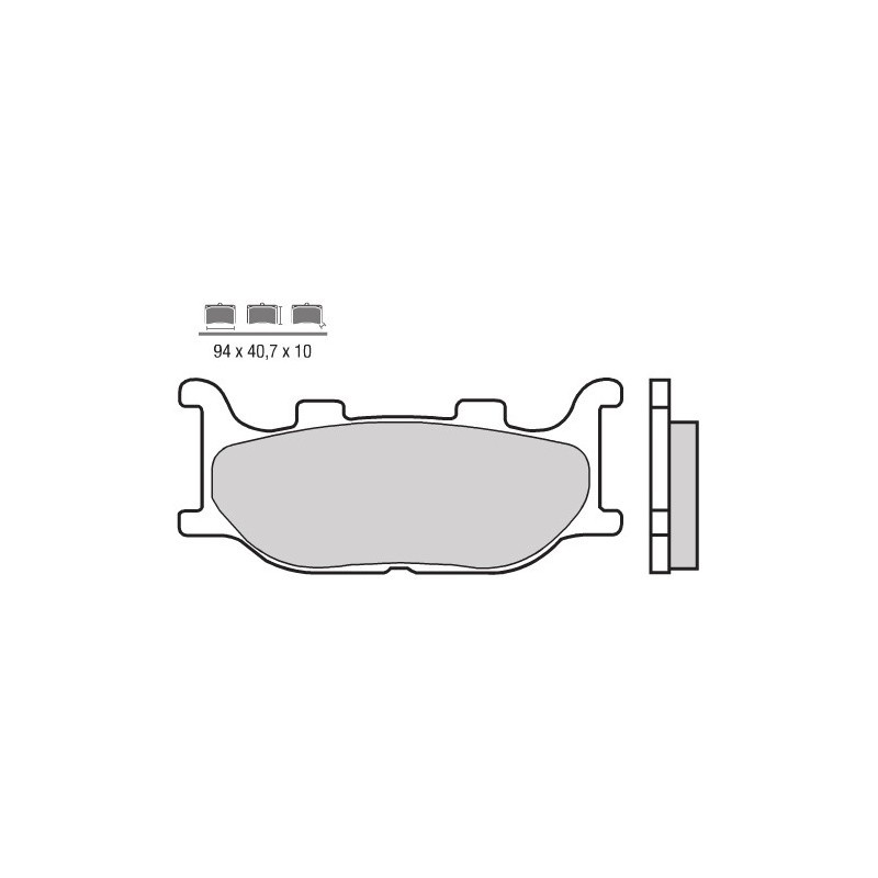 Pastilla de freno NHC (Brembo 07043)