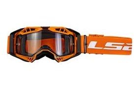 Gafas Cross LS2 AURA Negra/Naranja