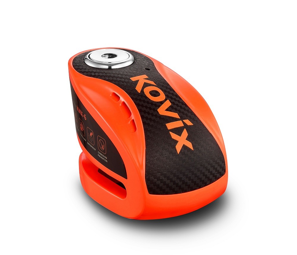 Antirrobo Disco KOVIX KNX6-FO ALARMA Naranja Flúor PIN 6mm.