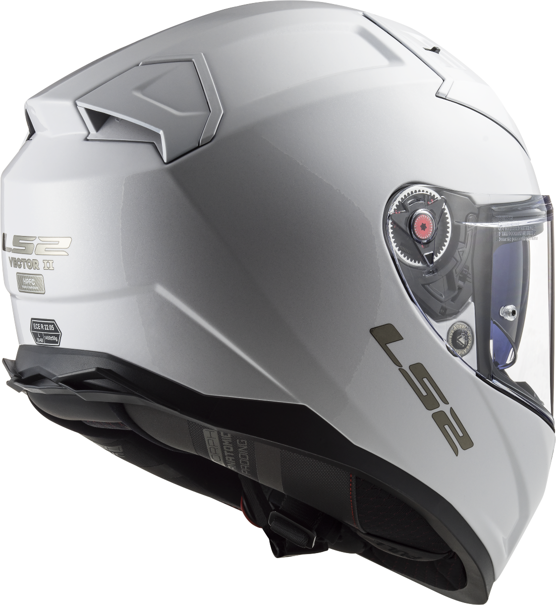 Casco LS2 FF811 VECTOR II SOLID BLANCO ECE 22.06 1