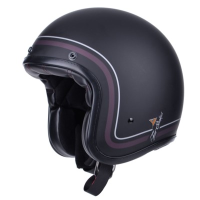 Casco By City Two Strokes Matt Black FIBRA