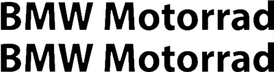 Adhesivo BMW MOTORRAD 12 x 1,2 cm. (2 Piezas)