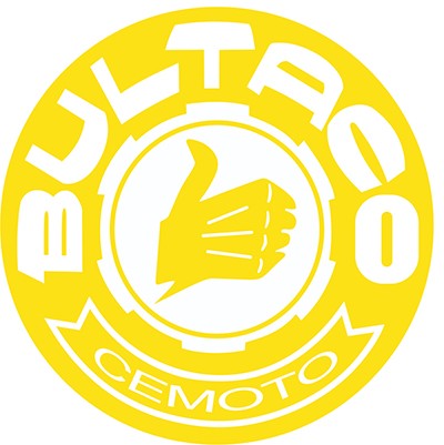 Adhesivo Logo Bultaco 70 mm. 1