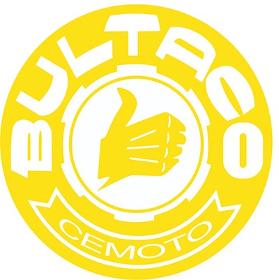 Adhesivo Bultaco Logo 70 mm. 1