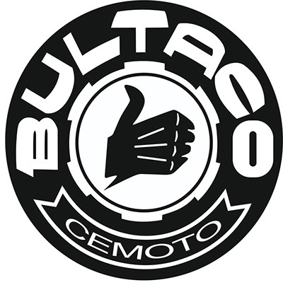 Adhesivo Logo Bultaco 70 mm. 2