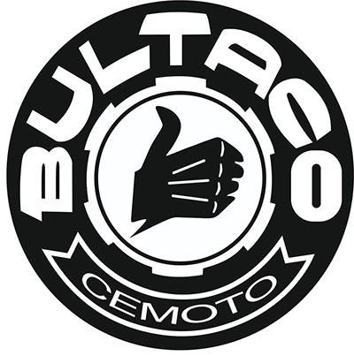 Adhesivo Bultaco Logo 70 mm. 2