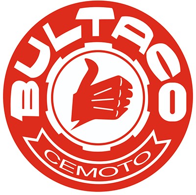 Adhesivo Logo Bultaco 70 mm.