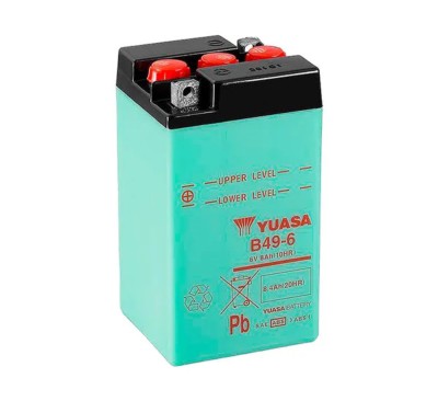 Batería Yuasa B49-6 6V 8Ah moto clásica